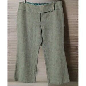 Latina Life Women’s 14 Capris Slacks Wide Leg Cropped Pants 💯 Cotton